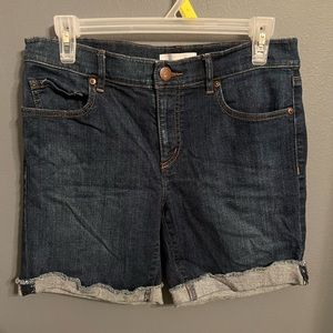 The loft blue Jean shorts